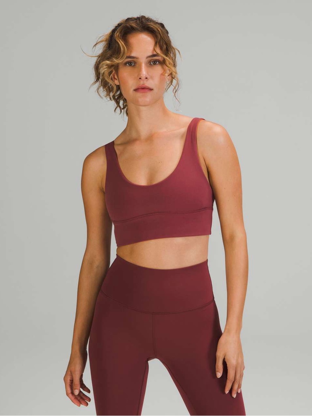 Lululemon Align Longline Reversible Bra Light Support A/B Cup Size 12
